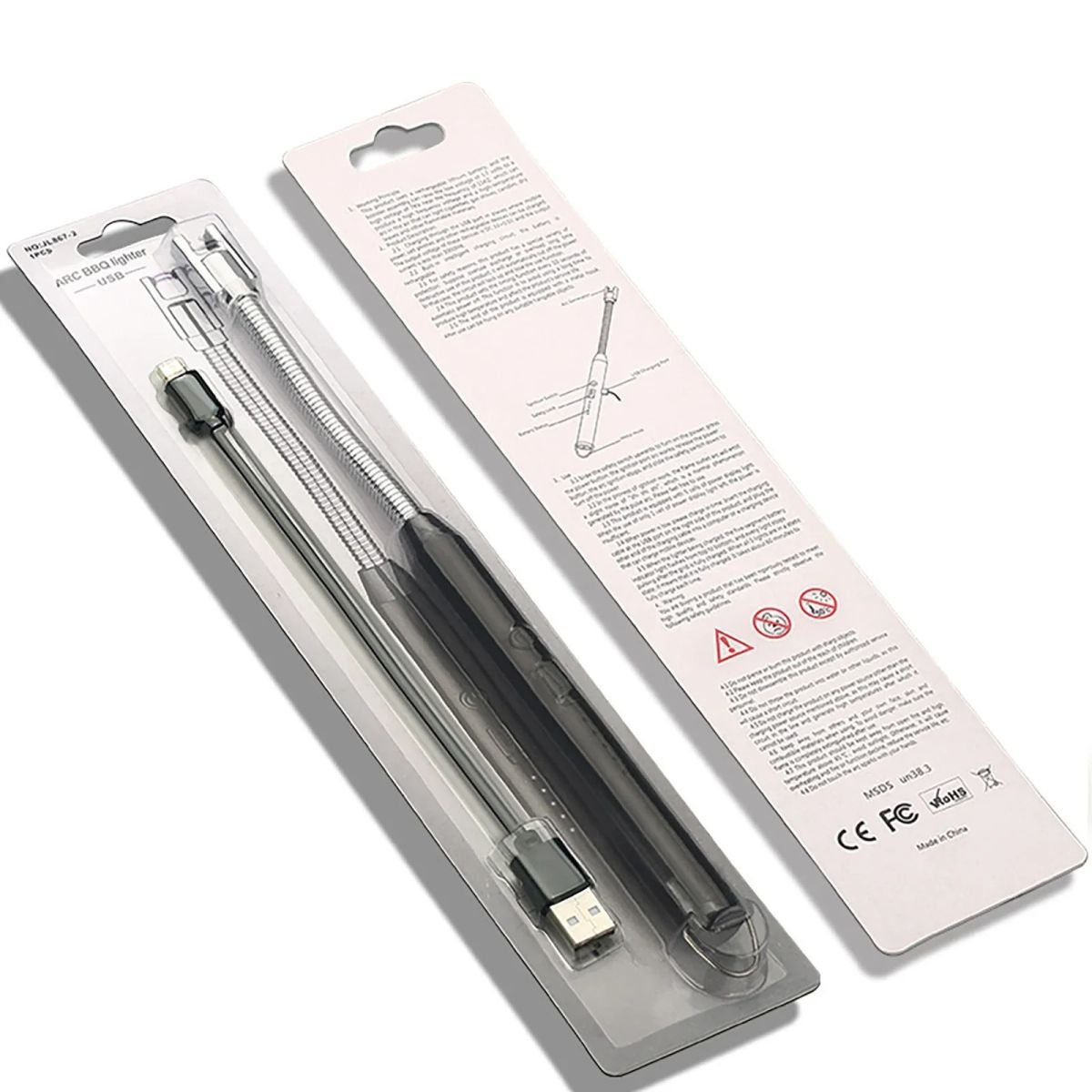 360° Outdoor Kitchen Lighter – USB Rechargeable Portable Electronic Arc Lighter with Flexible Neck, Safety Lock, Windproof &amp; Eco-Friendly Design for Candles &amp; Gas Stoves View Gallery - Pakistan