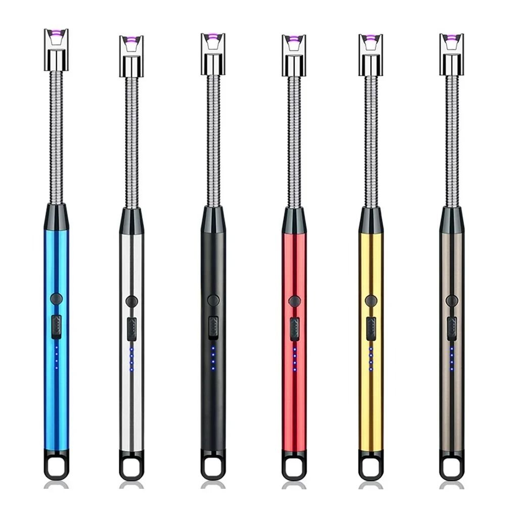 360° Outdoor Kitchen Lighter – USB Rechargeable Portable Electronic Arc Lighter with Flexible Neck, Safety Lock, Windproof &amp; Eco-Friendly Design for Candles &amp; Gas Stoves View Gallery - Pakistan
