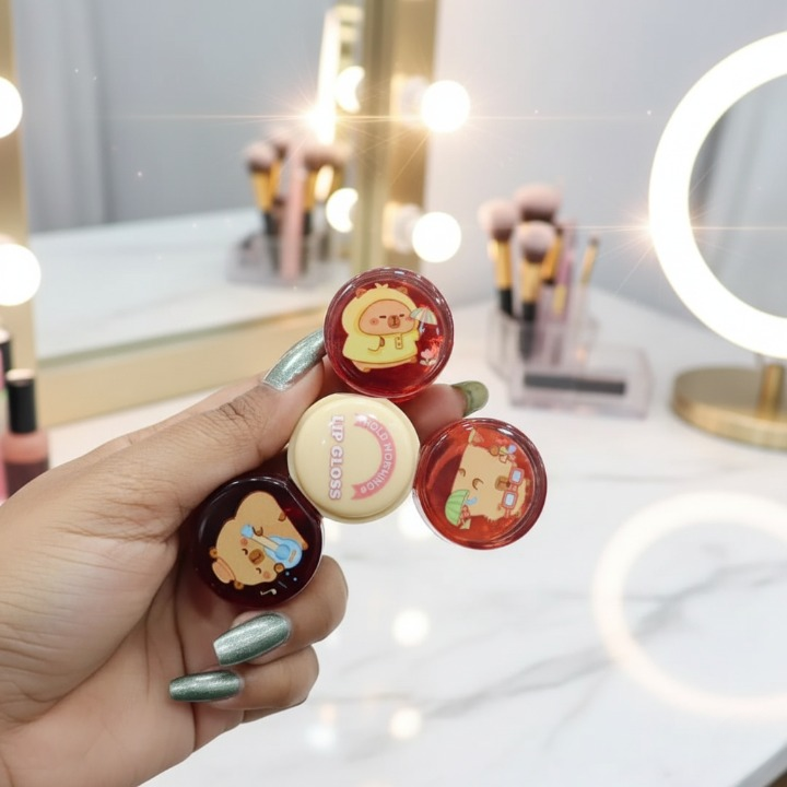 3 in 1 Spinner Lip Gloss/Tint – Hydrating Liquid Lip Color, Glossy &amp; Vibrant Finish, Multicolor Red Shades, Long-Lasting Shine &amp; Moisturizing Formula View Gallery - Pakistan