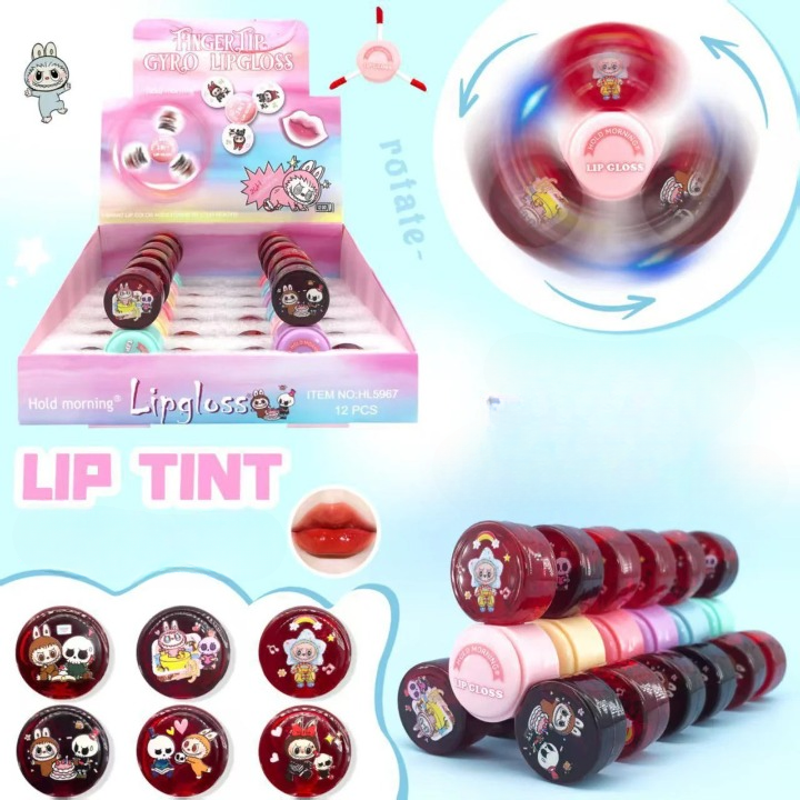 3 in 1 Spinner Lip Gloss/Tint – Hydrating Liquid Lip Color, Glossy &amp; Vibrant Finish, Multicolor Red Shades, Long-Lasting Shine &amp; Moisturizing Formula View Gallery - Pakistan