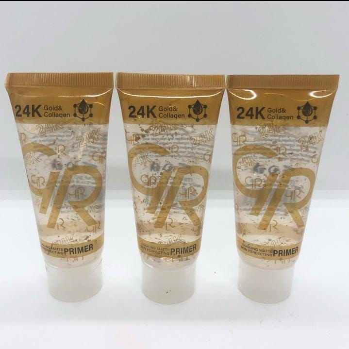 GR 24K Gold &amp;amp; Collagen Primer – Luxury Makeup Base with Radiance Glow, Skin Hydration, Oil Control, Anti-Aging &amp;amp; Firming Formula for Smooth, Flawless &amp;amp; Long-Lasting Makeup