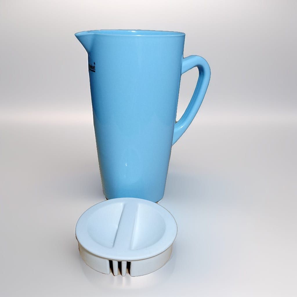 2 Liter Pure Plastic Water Jug – Food-Grade, Durable &amp; Easy-to-Clean with Handle &amp; Lid (Random color) View Gallery - Pakistan