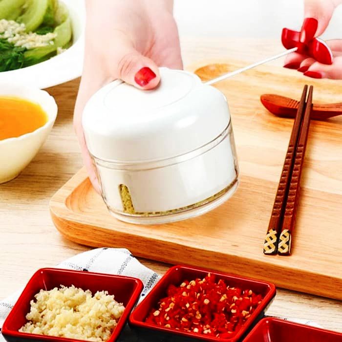 Mini Chopper Hand-power Food Chopper Mincer Mixer Blender View Gallery - Pakistan