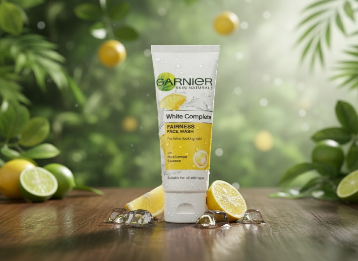 Garnier Pure Lemon Essence Face Wash – 100g Brightening Daily Cleanser for Fresh, Oil-Free &amp; Radiant Skin | Gentle Liquid Formula View Gallery - Pakistan