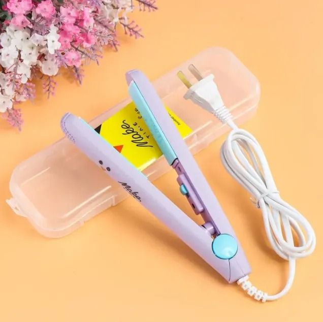 Mini Hair Straightener – Lightweight &amp; Portable Travel Styling Tool | Medium Heat | High/Low Speed Settings | Corded Electric | Multicolor | ABS Plastic View Gallery - Pakistan