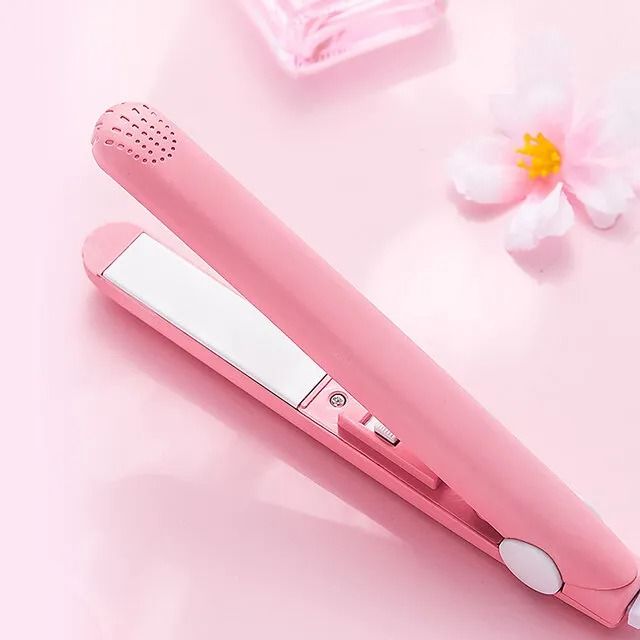 Mini Hair Straightener – Lightweight &amp; Portable Travel Styling Tool | Medium Heat | High/Low Speed Settings | Corded Electric | Multicolor | ABS Plastic View Gallery - Pakistan