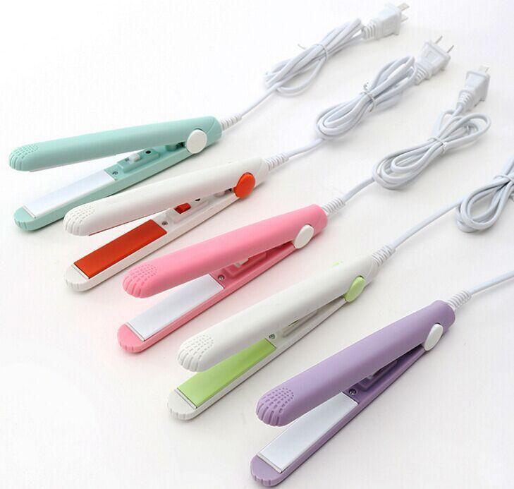 Mini Hair Straightener – Lightweight &amp; Portable Travel Styling Tool | Medium Heat | High/Low Speed Settings | Corded Electric | Multicolor | ABS Plastic View Gallery - Pakistan