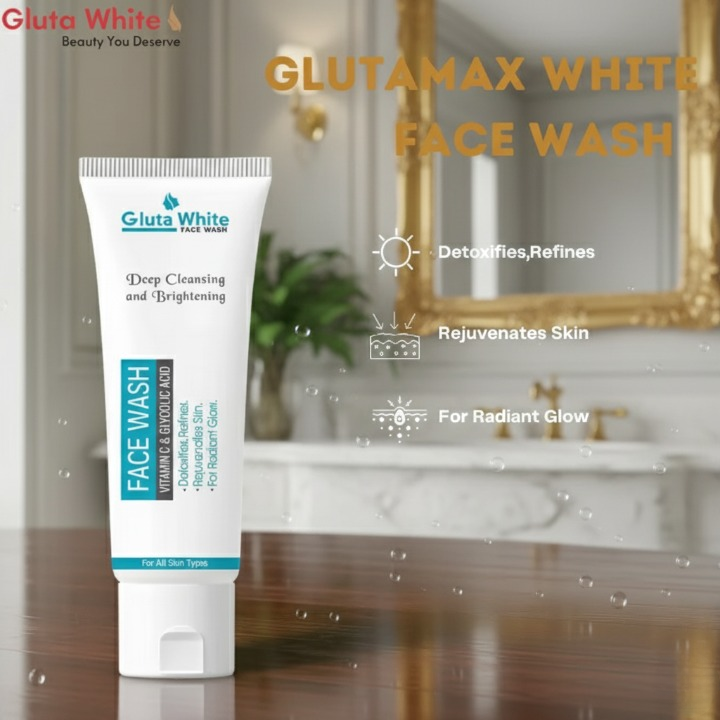 Gluta White Facewash 100ml – Brightening Deep Cleansing Formula for Clear, Glowing Skin, Gentle on All Skin Types, Daily Use Quality Face Wash View Gallery - Pakistan