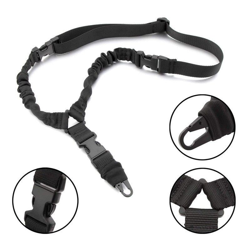 Durable Tactical Rifle Sling for Hunting &amp; Training – Adjustable, Bungee, Quick Detach View Gallery - Pakistan
