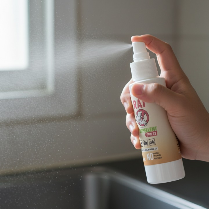 Rat Repellent Spray 50ml – Natural, Safe &amp; Non-Toxic Rodent Deterrent for Home, Kitchen, Car, and Storage Areas View Gallery - Pakistan