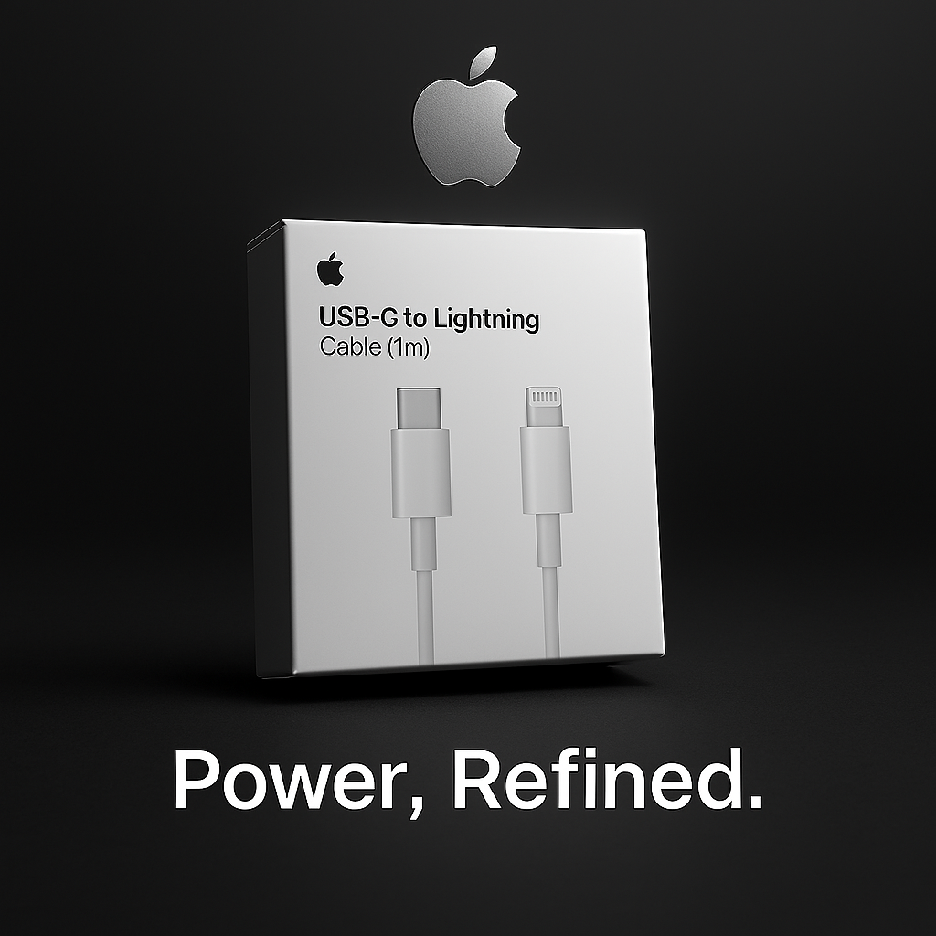 Type-C to iPhone Charging Cable – 99% Original Quality with Apple Logo