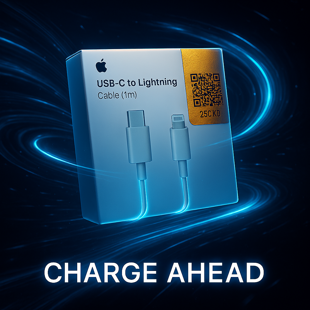Type-C to iPhone Charging Cable – 99% Original Quality with Apple Logo View Gallery - Pakistan