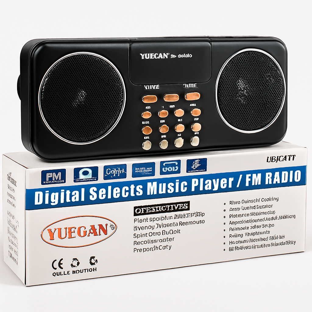 YUEGAN YG-1881BT Portable Digital Music Player with FM Radio, Bluetooth, USB &amp; TF View Gallery - Pakistan
