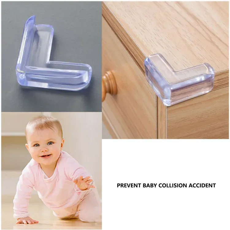 4Pcs Table Conner Protector Furniture Table Edge Protection Shield Cover Pad Safety Conner Guards For Baby Kids Anti Collision View Gallery - Pakistan