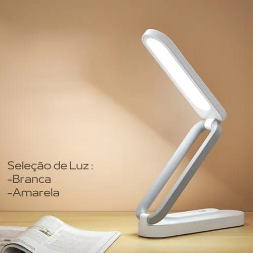 B005 LED Folding Table Lamp – Rechargeable Stepless Dimmable Desk Light with Type-C Charging &amp; Lithium Battery View Gallery - Pakistan