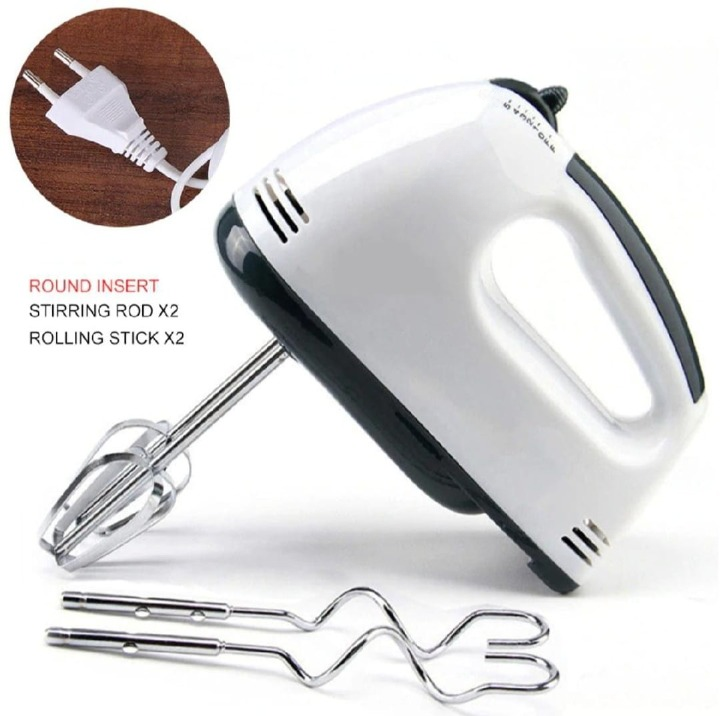 Electric Hand Mixer Beater Machine for Cake, Eggs &amp; Baking - Handheld Egg Beater, Cake Mixer &amp; Small Electric Mixer View Gallery - Pakistan