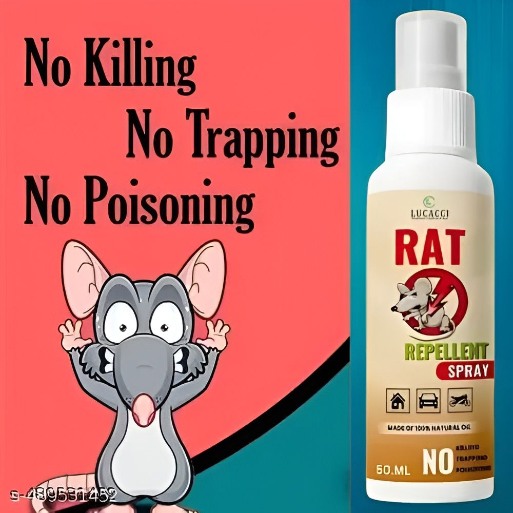 Rat Repellent Spray 50ml – Natural, Safe &amp; Non-Toxic Rodent Deterrent for Home, Kitchen, Car, and Storage Areas View Gallery - Pakistan