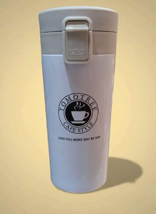 Hot &amp; Cold Stainless Steel Vacuum Flask – 380ml | Double Wall Insulated Water Bottle | Leakproof Coffee &amp; Tea Thermos Travel Mug (Random Color) View Gallery - Pakistan