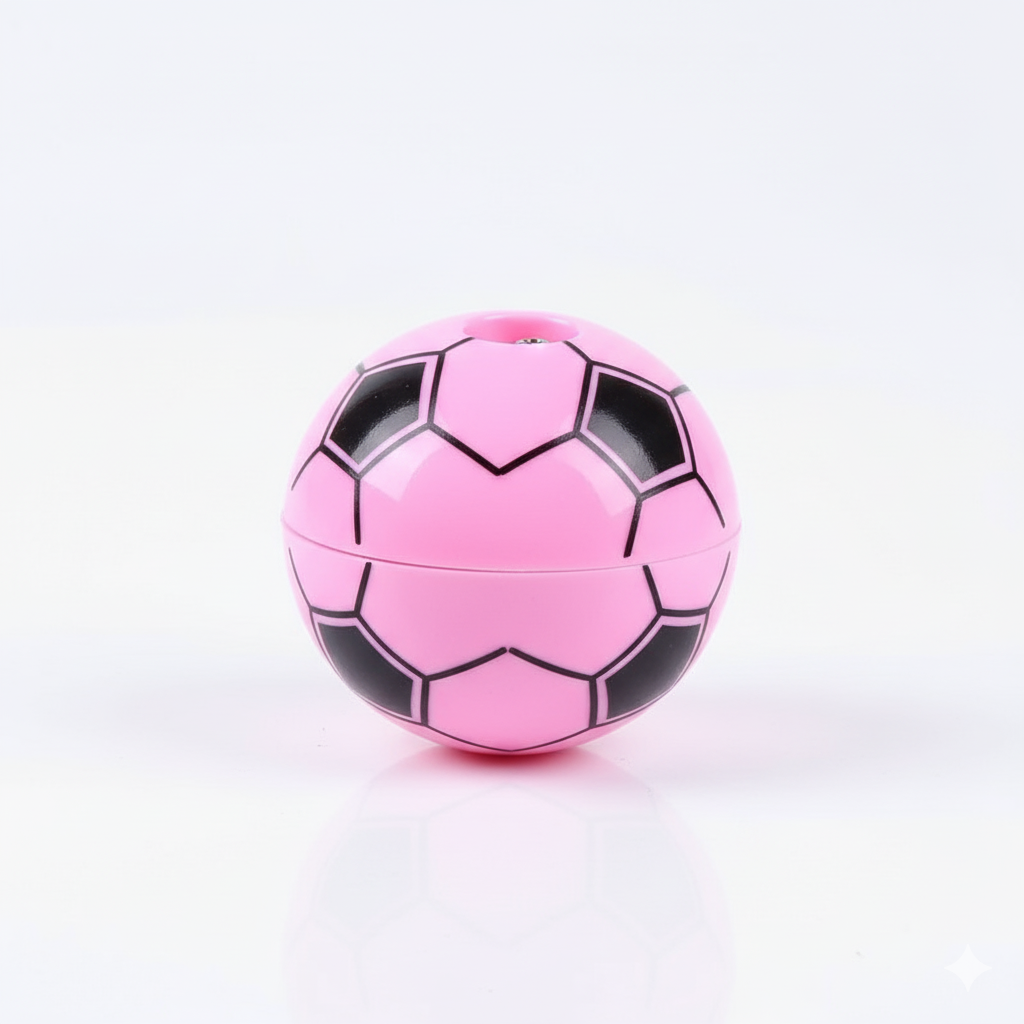 Football Shape Pencil Sharpener Set – Pack of 12 | Fun &amp; Durable Stationery for Kids, Students, and Office Use | Compact &amp; Easy to Use Sharpeners (Random Color) View Gallery - Pakistan
