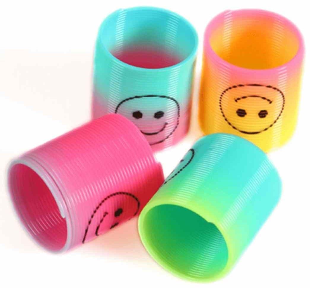 Pack of 12 Magic Slinky Spring Finger Fidget Toys – Stress Relief Sensory Toy for Kids &amp; Adults, Fun Party Favors and Learning Activity, Multicolor View Gallery - Pakistan