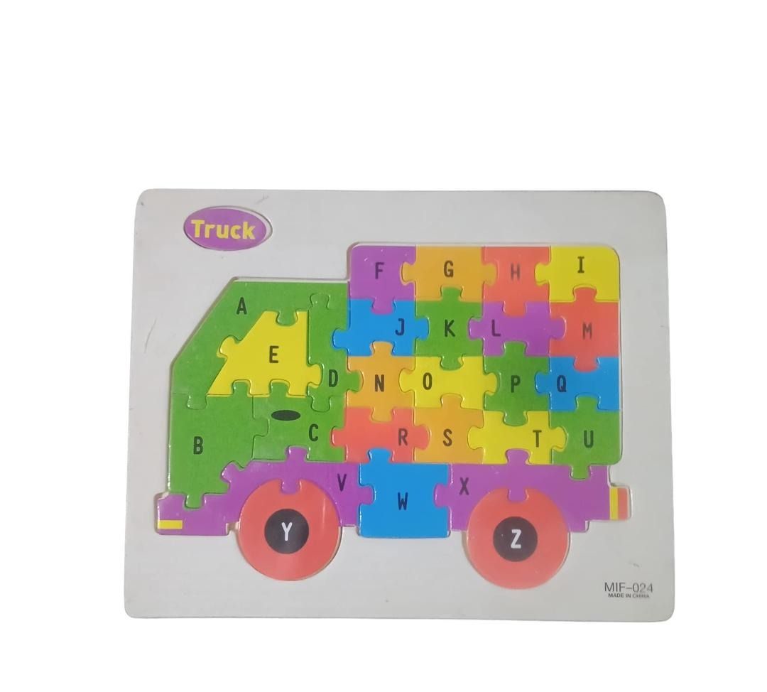Wooden Alphabet Puzzle Board – Premium A-Z English Letters Learning Toy for Kids, Early Literacy, Cognitive Development, and Creative Play View Gallery - Pakistan