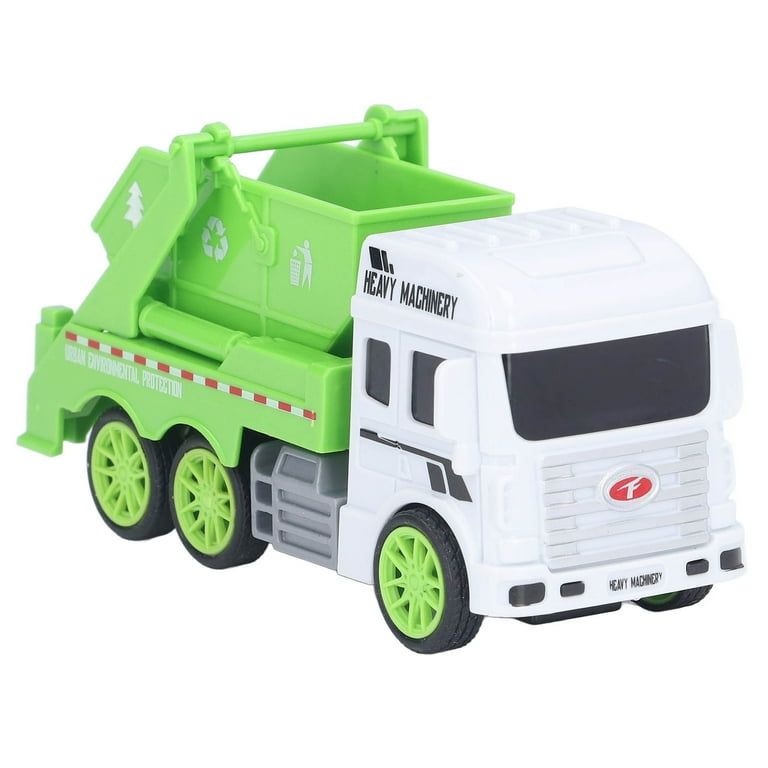 Toy Garbage Truck – Green Recycling Sanitation Vehicle with Real Sliding Action | Inertial Plastic Dumper Truck for Kids to Learn Waste Classification and Environmental Awareness View Gallery - Pakistan