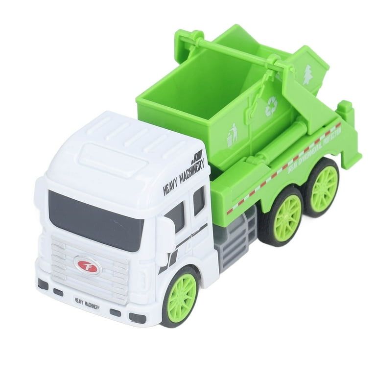 Toy Garbage Truck – Green Recycling Sanitation Vehicle with Real Sliding Action | Inertial Plastic Dumper Truck for Kids to Learn Waste Classification and Environmental Awareness View Gallery - Pakistan