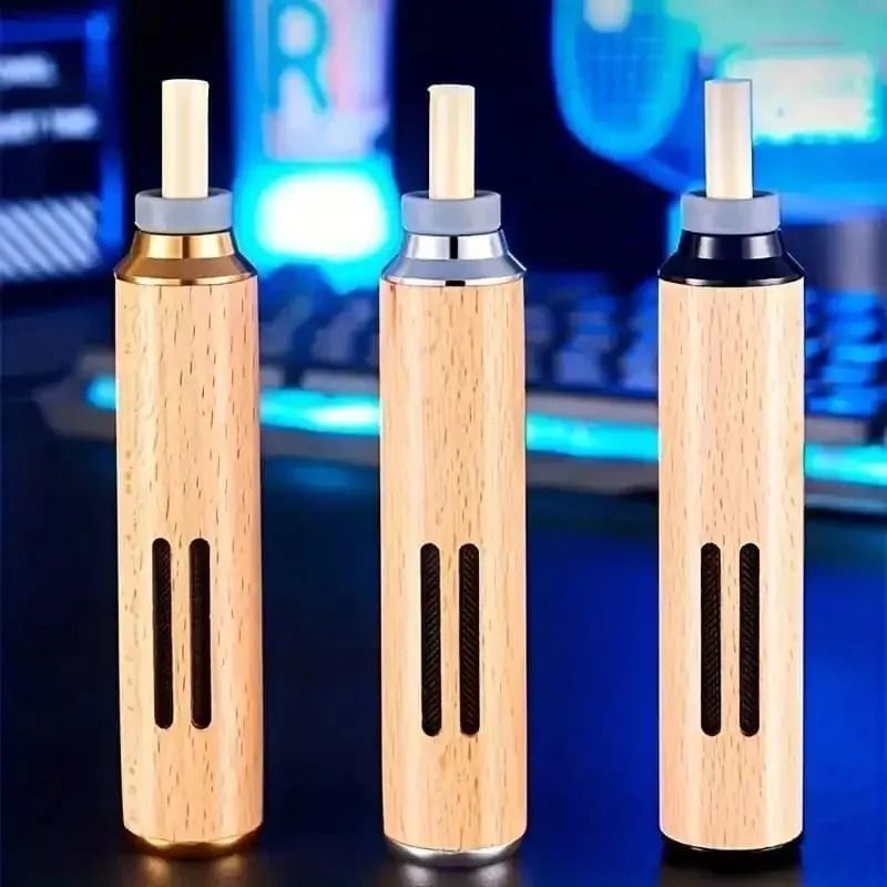Portable Mobile Ashtray Mini Car Ashtray Anti Soot-flying Cigarette Cover Not Produce Ashes Walnut Wood Cigarette Holder View Gallery - Pakistan