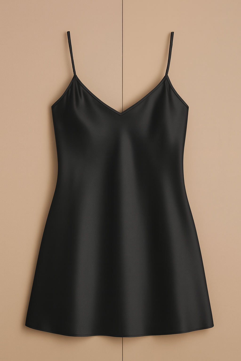 Satin Slip Dress – Sleeveless Camisole with Adjustable Thin Straps | Free Size View Gallery - Pakistan