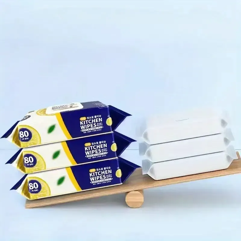 Kitchen Wipes – Pack of 80 Pieces, Multipurpose Cleaning Wipes for Home and Kitchen Use -Soft and durable material for effective cleaning View Gallery - Pakistan