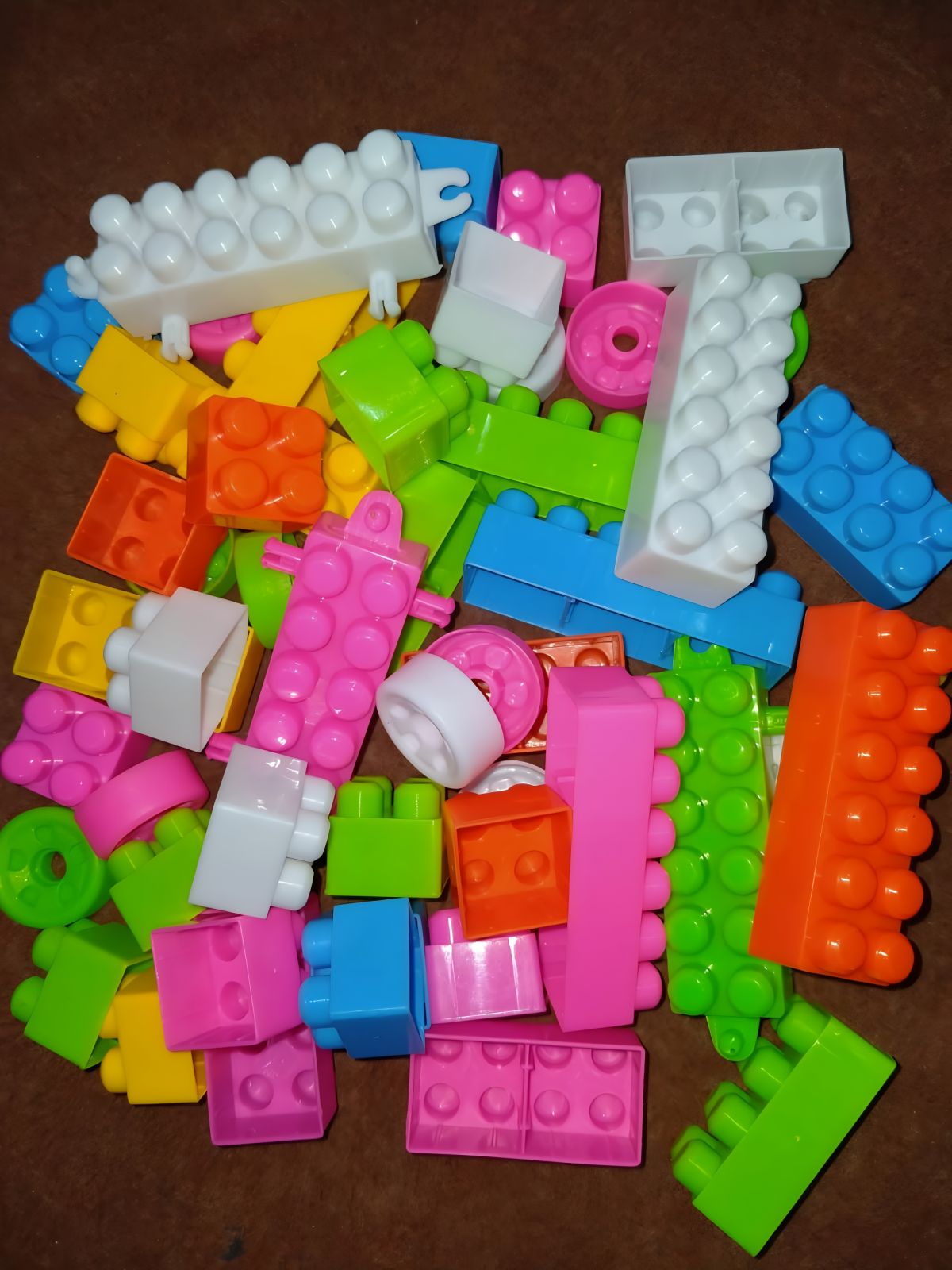 Building Blocks Toy Pack for Kids – 72 Pieces Multicolor Educational Blocks, 1 x 1 Size, Durable PVC Material - Game For Kids View Gallery - Pakistan
