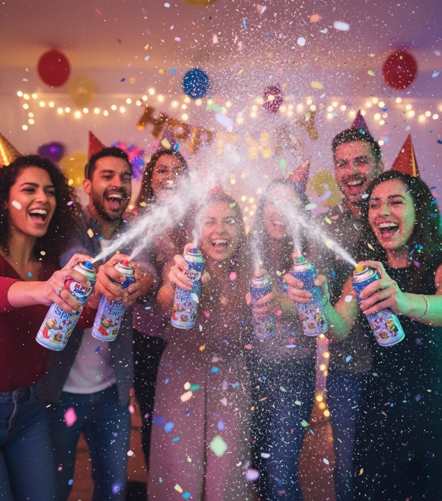 Pack of 2 Snow Spray for Party – 100ml Each, Fun Celebration Spray for Birthdays, Weddings, New Year and Events View Gallery - Pakistan