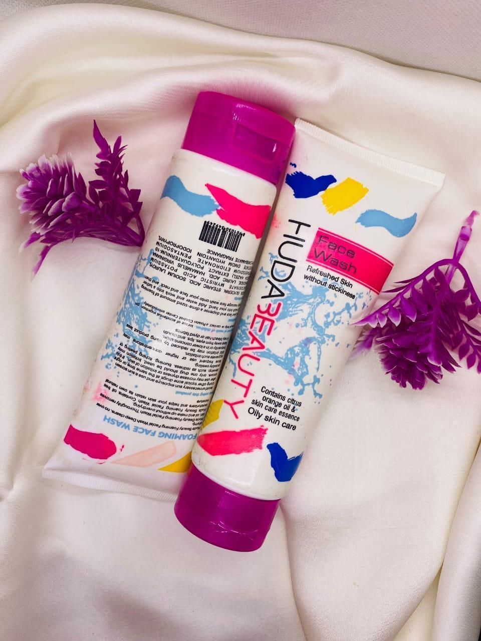 Huda Beauty Face Wash 100ml – Gentle Liquid Cleanser for Oily Skin, Deep Cleansing &amp; Refreshing Daily Skincare Formula View Gallery - Pakistan