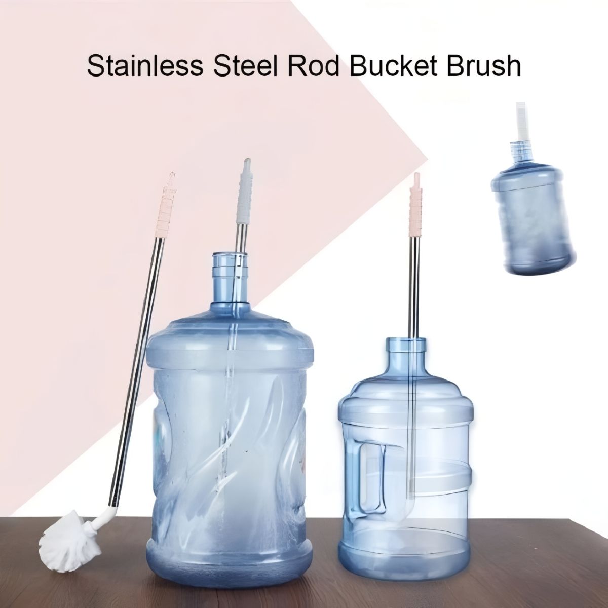 High-Quality Water Bottle Cleaning Brush for 19-Liter Bottles – Durable Bristles &amp; Ergonomic Handle for Hygienic Water Dispenser Maintenance View Gallery - Pakistan
