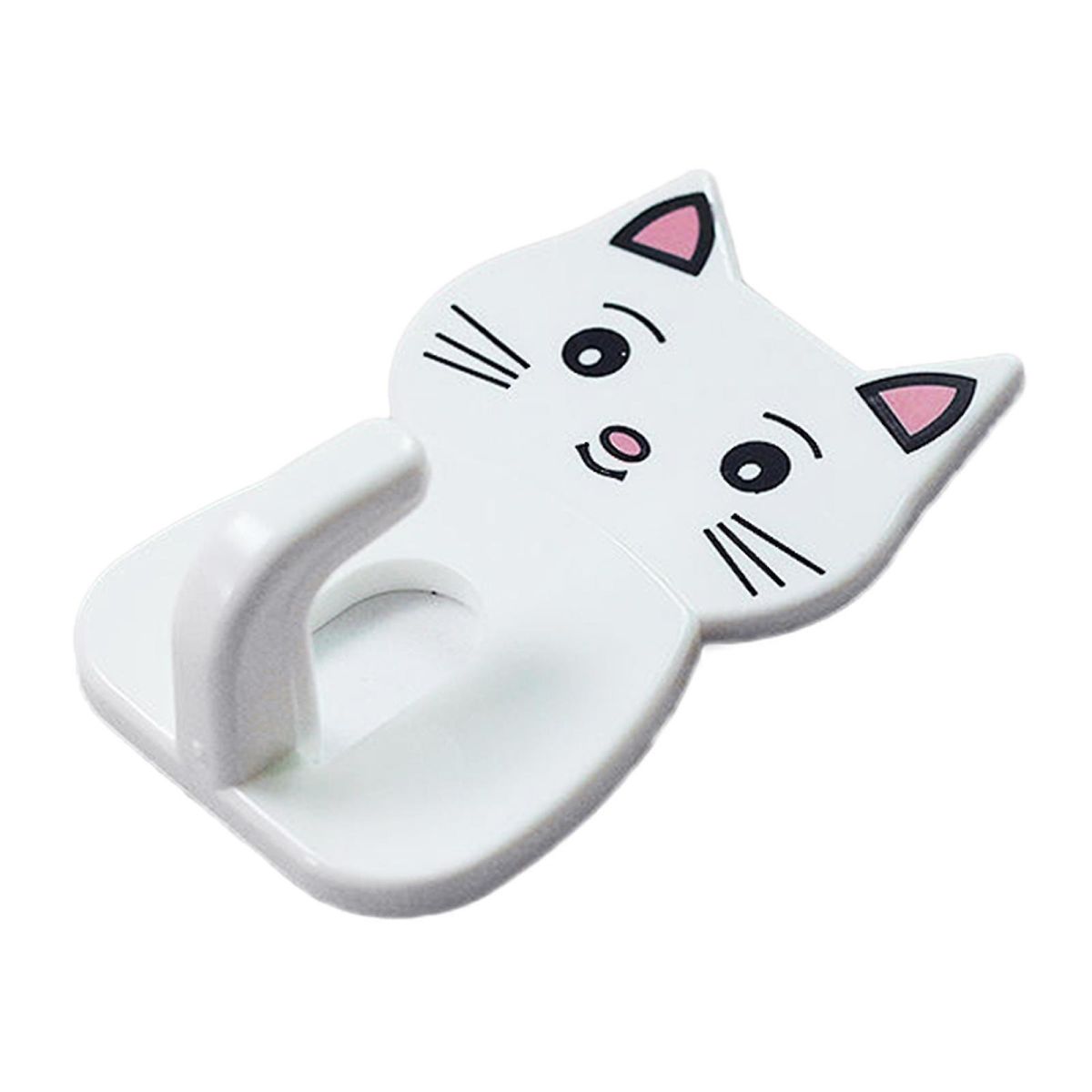 12 Pcs Cat Kitty Wall Hooks – Metallic Wall Hooks for Keys, Kitchen, Bathroom, and Home Organization (Random Colors) View Gallery - Pakistan