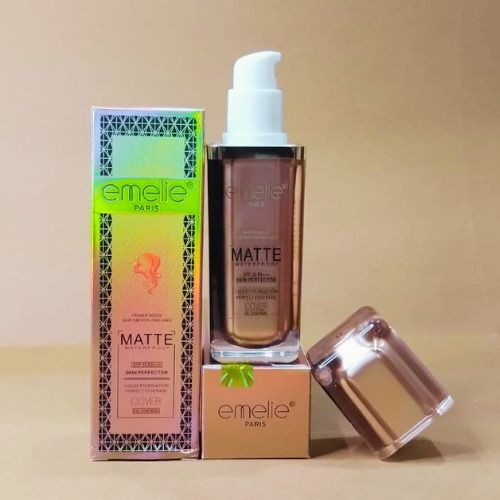 Emelie Matte Waterproof Skin Perfector with Primer – Long-Lasting, Oil-Control, SPF 15 - Shade 1  30 ML View Gallery - Pakistan
