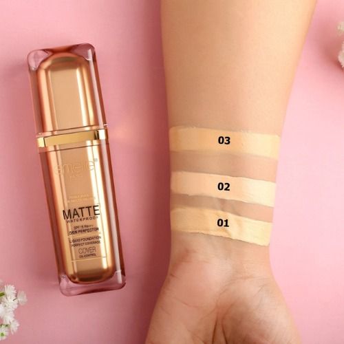 Emelie Matte Waterproof Skin Perfector with Primer – Long-Lasting, Oil-Control, SPF 15 - Shade 1  30 ML View Gallery - Pakistan