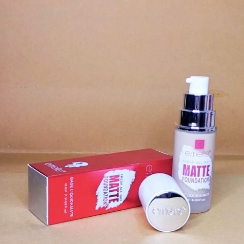 Emelie Liquid Matte Foundation – Long-Lasting, SPF 25, 2-in-1 Coverage - Shade 1 40 ML View Gallery - Pakistan