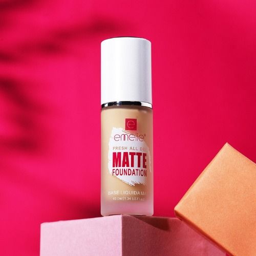 Emelie Liquid Matte Foundation – Long-Lasting, SPF 25, 2-in-1 Coverage - Shade 1 40 ML View Gallery - Pakistan