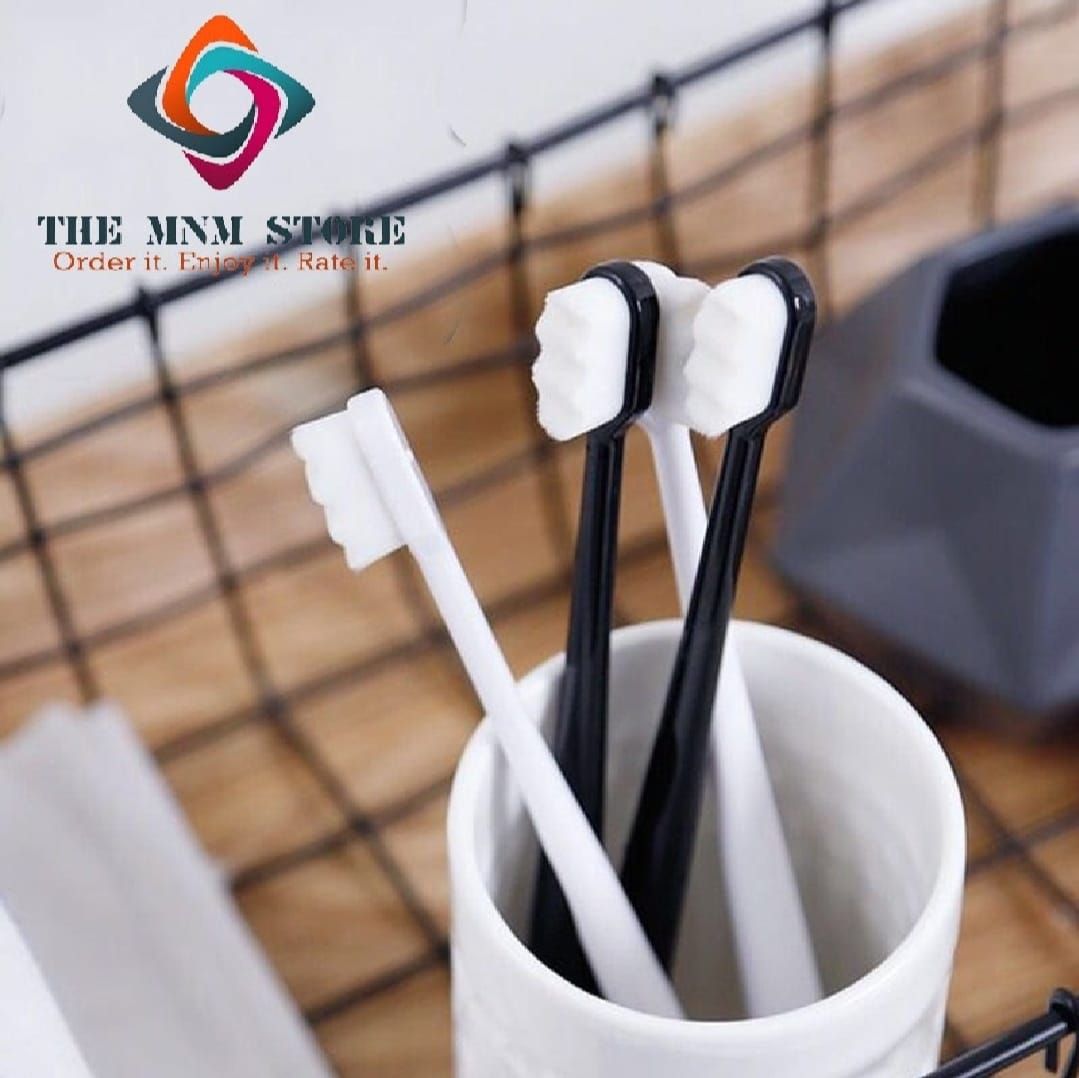 Soft Micro-Nano Manual Toothbrush – Extra Soft 12,000 Bristles for Sensitive Gums, Adults &amp; Kids View Gallery - Pakistan