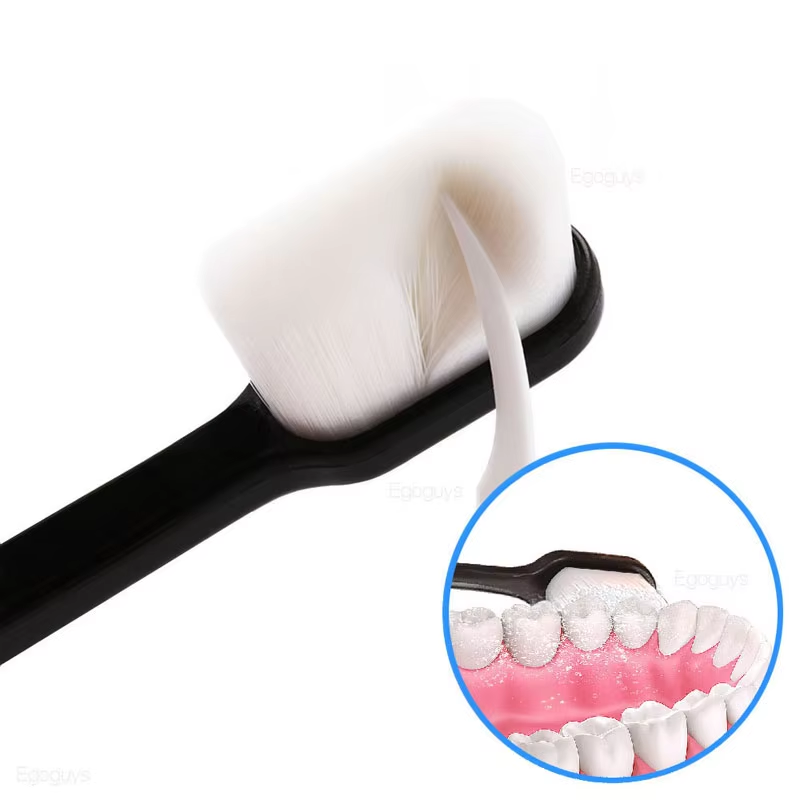 Soft Micro-Nano Manual Toothbrush – Extra Soft 12,000 Bristles for Sensitive Gums, Adults &amp; Kids View Gallery - Pakistan