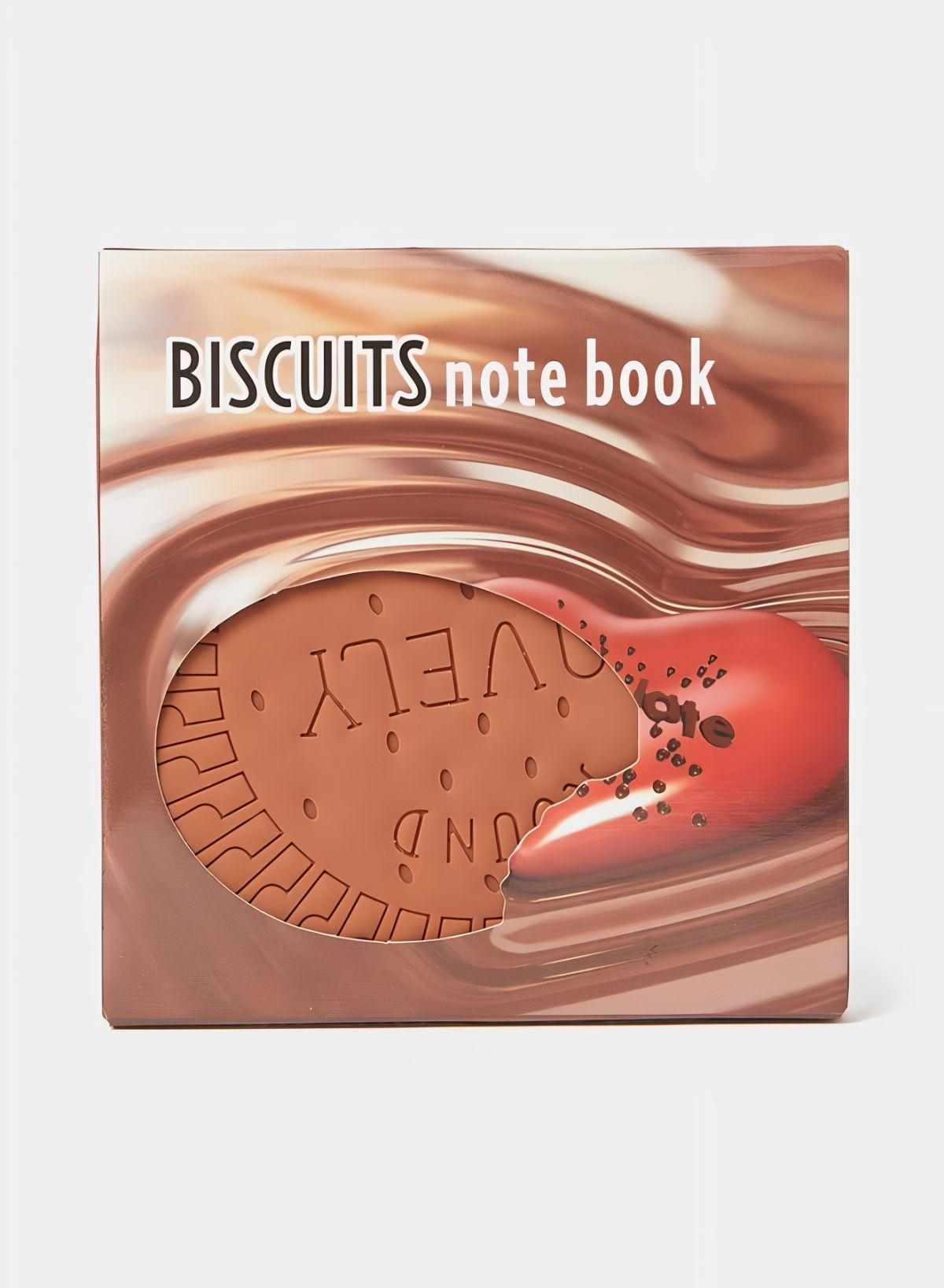 Biscuit Shaped Notebook – 80 Pages Round Steno Pad for Students, Artists &amp; Kids – Fun Chocolate Biscuit Design, Portable Memo Notepad for Notes, Sketching, Doodling &amp; Creative Writing View Gallery - Pakistan