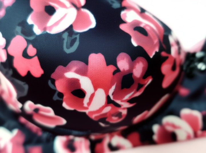 Printed Soft Cotton Padded Bra for Women | Comfortable Everyday Wear Undergarments with Stylish Print, Breathable Fabric &amp; Gentle Support (Random Color) View Gallery - Pakistan