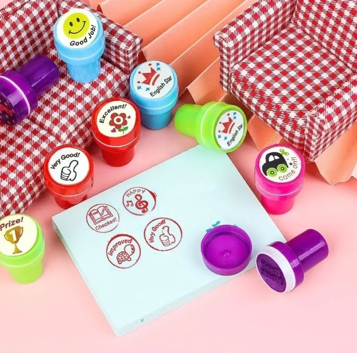Appreciation Stamps – Kids Stamp Set for Motivation | Self-Inking | Pack of 10 View Gallery - Pakistan