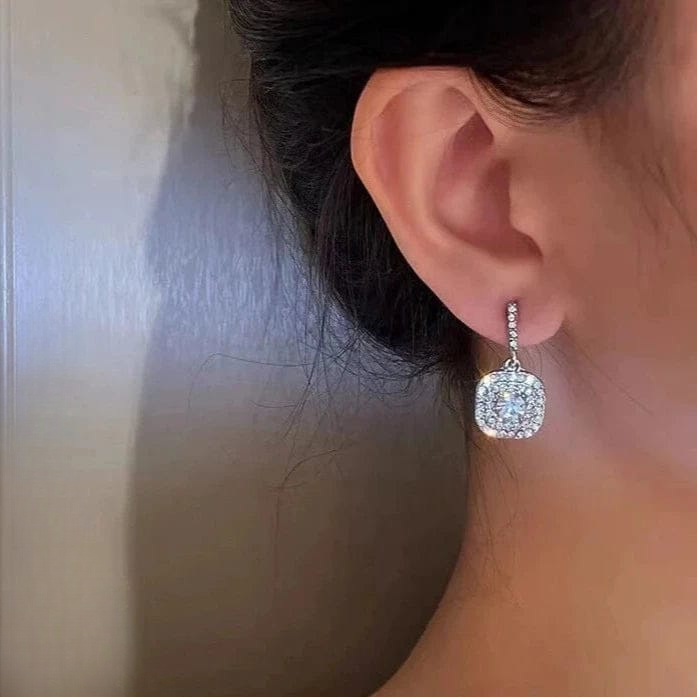 Crystal Earrings – Sparkling Dangle Earrings for Party &amp; Everyday Wear - Earings For Girls ( PJT-990 ) View Gallery - Pakistan