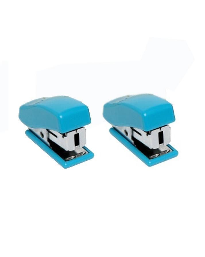 Pack of 2 Mini Staplers with Pins – Compact, Smooth, and High-Quality Office &amp; School Use (Random color) View Gallery - Pakistan