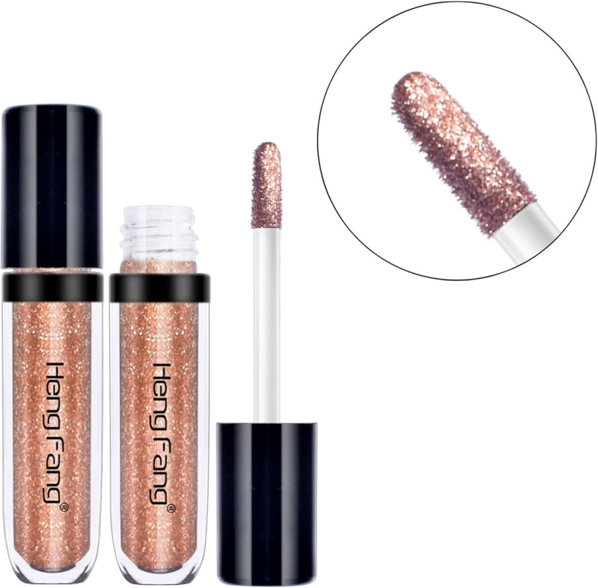 HENG FANG 6 Pcs Liquid Diamond Glitter Eyeshadows Set – Waterproof, Long-Lasting, Vibrant Colors with Lightweight Texture for Bold &amp; Sparkling Eye Makeup View Gallery - Pakistan
