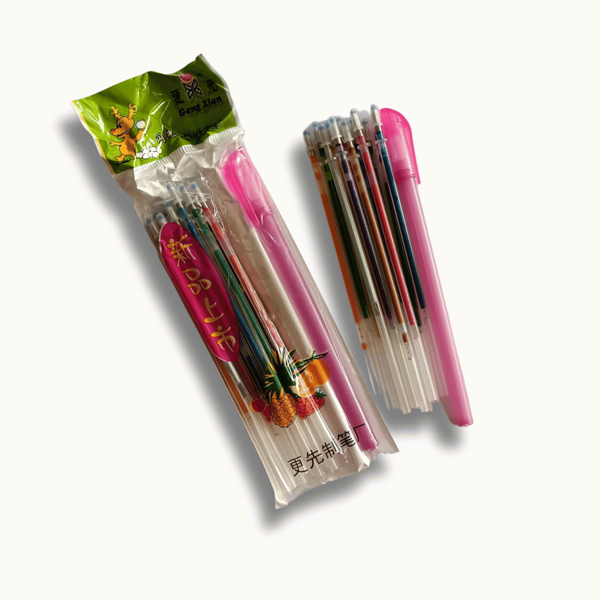 Glitter Gel Pen Refills Set – 5 Multi-Colored Metallic Ink Refills for Smooth Writing &amp;amp; Creative Art