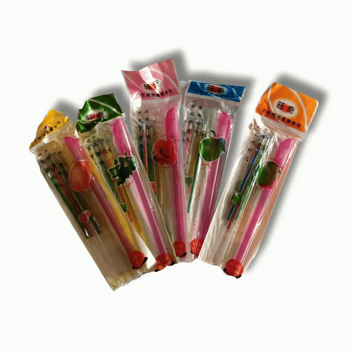 Glitter Gel Pen Refills Set – 5 Multi-Colored Metallic Ink Refills for Smooth Writing &amp; Creative Art View Gallery - Pakistan