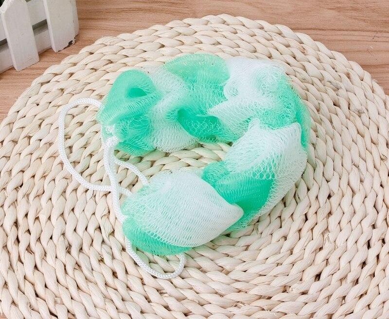 2PCs Wash Brush Bath Back Hanging Mesh Shower Sponge – Soft Exfoliating Braid Loofah (Random Color) View Gallery - Pakistan